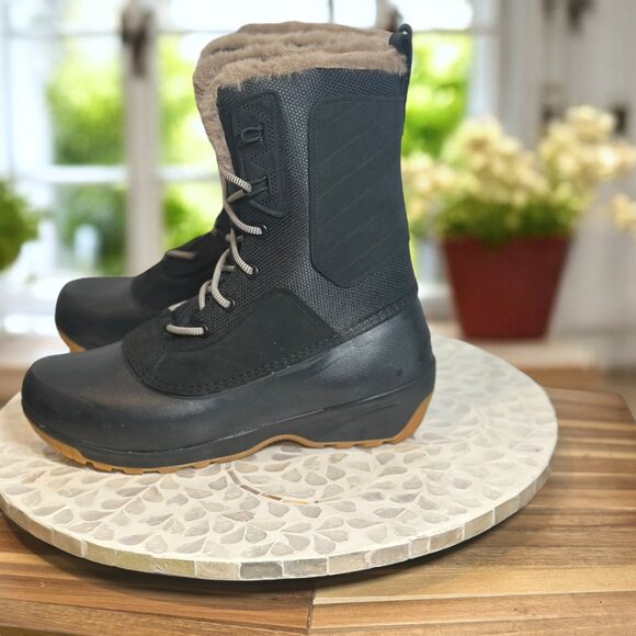 The North Face Shellista IV Mid Waterproof Snow Boot Women’s 9.5 NF0A5G2N Faux F - Picture 11 of 15